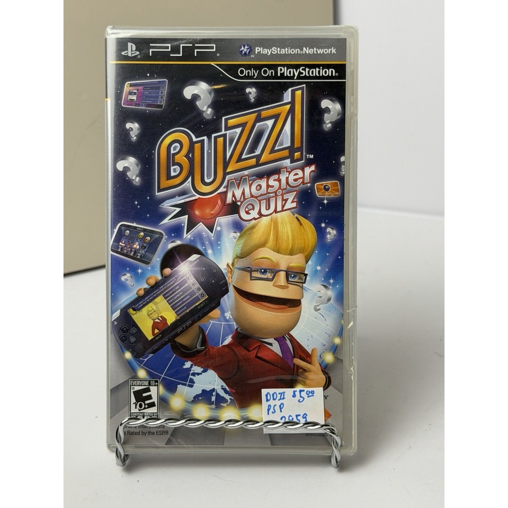 Buzz Master Quiz (Sony PSP, 2008) Brand New Sealed In Box